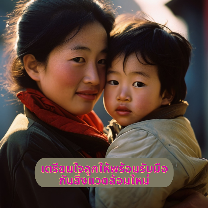 เตรียมใจลูกให้พร้อมรับมือกับสิ่งแวดล้อมใหม่
